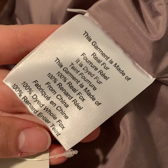 Quilted Fox Fur Vest - Blush - Picture 9 of 10